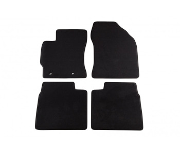 Мокетни стелки комплект (4 броя) черни за TOYOTA COROLLA (_E18_, ZRE17_) седан от 2013