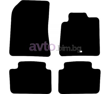 Мокетни стелки комплект (4 броя) черни за RENAULT VEL SATIS (BJ0_) от 2002