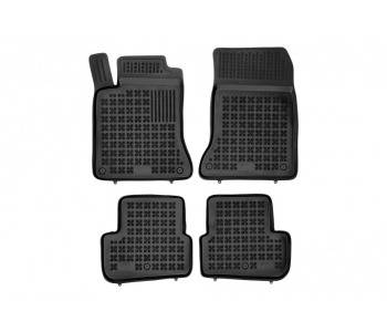 Гумени стелки комплект предни и задни (4 броя) - черни за MERCEDES CLA (X117) комби от 2015
