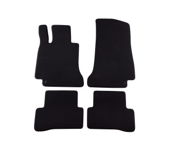 Мокетни стелки комплект (4 брой) черни за MERCEDES C (W205) седан от 2013