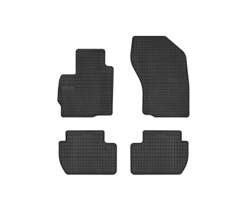 Гумени стелки комплект предни и задни (4 броя) - черни за PEUGEOT 4007 от 2007 до 2013