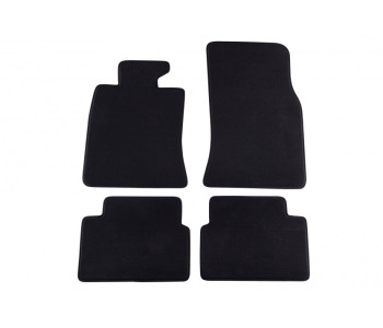 Мокетни стелки PETEX черни Style - комплект предни и задни (4 броя) за MINI CLUBMAN (R55) от 2006 до 2014
