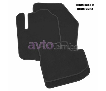 Мокетни стелки PETEX черни Style - комплект предни (2 броя) за FIAT DOBLO (263) платформа от 2010