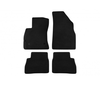 Мокетни стелки PETEX черни Style - комплект предни и задни (4 броя) за FIAT DOBLO (263) пътнически от 2009