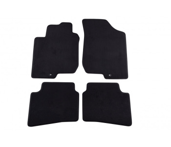 Мокетни стелки PETEX черни Style - комплект предни и задни (4 броя) за KIA PRO CEED (ED) от 2008 до 2013