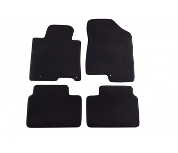 Мокетни стелки PETEX черни Style - комплект предни и задни (4 броя) за KIA CEED (JD) комби от 2012 до 2018