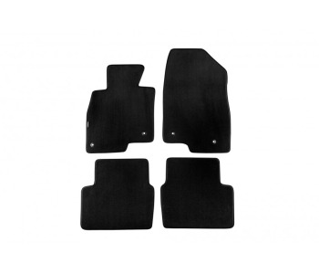 Мокетни стелки PETEX черни Style - комплект предни и задни (4 броя) за MAZDA 6 (GJ, GL) комби от 2012