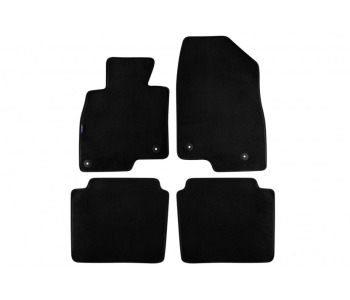 Мокетни стелки PETEX черни Style - комплект предни и задни (4 броя) за MAZDA 6 (GJ, GL) седан от 2012