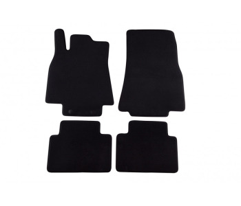 Мокетни стелки PETEX черни Style - комплект предни и задни (4 броя) за MERCEDES A (W169) от 2004 до 2012