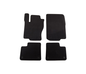 Мокетни стелки PETEX черни Style - комплект предни и задни (4 броя) за MERCEDES GL (X166) от 2012 до 2016