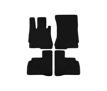 Мокетни стелки PETEX черни Style - комплект предни и задни (4 броя) - къса база за MERCEDES S (W221) седан от 2005 до 2013