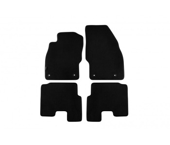 Мокетни стелки PETEX черни Style - комплект предни и задни (4 броя) за OPEL ADAM от 2012