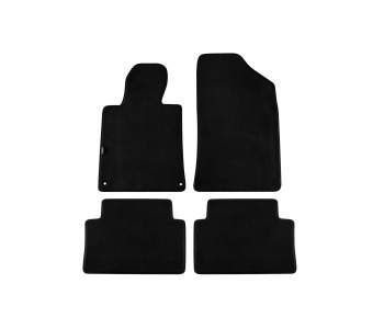 Мокетни стелки PETEX черни Style - комплект предни и задни (4 броя) за PEUGEOT 508 I (8E_) комби от 2010 до 2018