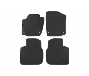 Мокетни стелки PETEX черни Style - комплект предни и задни (4 броя) за SKODA RAPID (NH3) от 2012