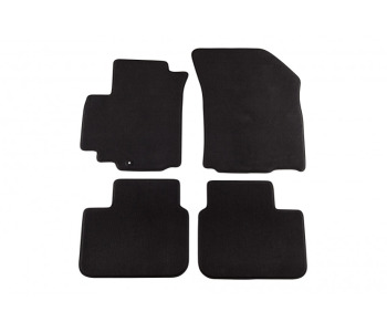 Мокетни стелки PETEX черни Style - комплект предни и задни (4 броя) за SUZUKI SX4 (EY, GY) от 2006 до 2014