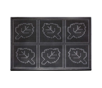 Универсална гумена стелка черна Eichenblatt 60 x 40cm - Стелки - универсални