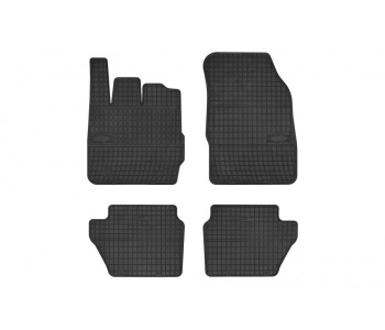 Гумени стелки комплект предни и задни (4 броя) - черни за FORD FIESTA VI от 2008 до 2017