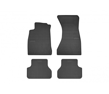 Гумени стелки комплект предни и задни (4 броя) - черни за AUDI A4 (8W, B9) от 2015