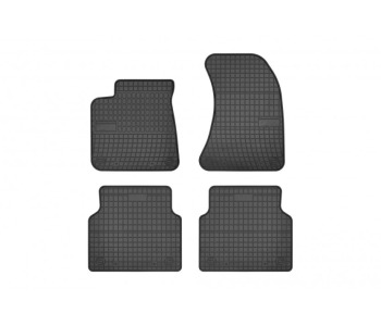Гумени стелки комплект предни и задни (4 броя) - черни за AUDI A8 (4H) от 2009 до 2013