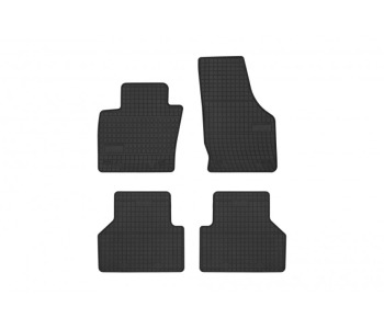 Гумени стелки комплект предни и задни (4 броя) - черни за AUDI Q3 (8U) от 2011 до 2018
