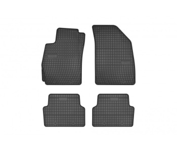 Гумени стелки комплект предни и задни (4 броя) - черни за CHEVROLET AVEO (T300) седан от 2011