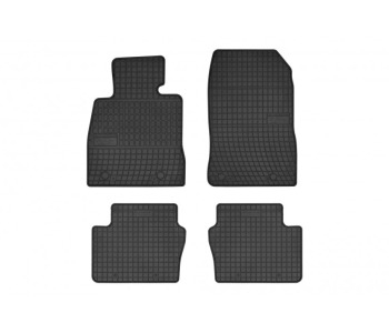 Гумени стелки комплект предни и задни (4 броя) - черни за MAZDA 2 (DL, DJ) от 2014