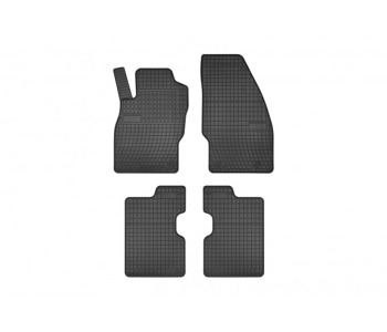 Гумени стелки комплект предни и задни (4 броя) - черни за OPEL CORSA E (X15) от 2014
