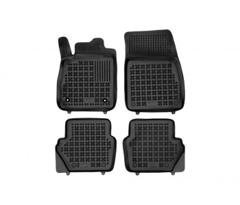 Гумени стелки черни 4-бр (1-ви и 2-ри ред седалки) за FORD ECOSPORT от 2011