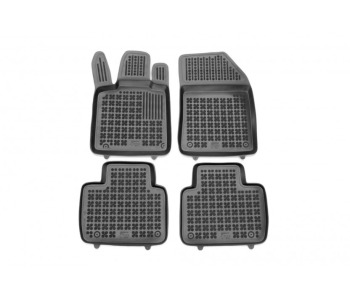 Гумени стелки черни 4-бр (1-ви и 2-ри ред седалки) за PEUGEOT 508 II (F4_, FC_, FJ_) комби от 2018