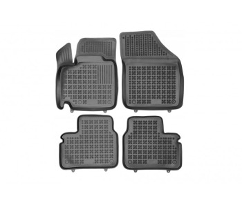Гумени стелки черни 4-бр (1-ви и 2-ри ред седалки) за SUZUKI IGNIS (MF)от 2016