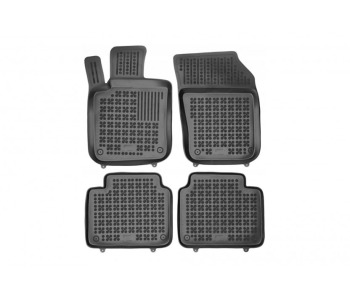 Гумени стелки черни 4-бр (1-ви и 2-ри ред седалки) за VOLVO S90 II от 2016