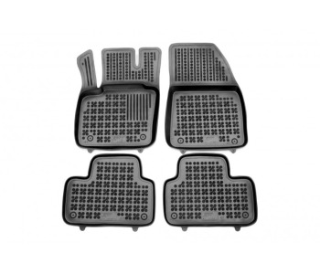 Гумени стелки черни 4-бр (1-ви и 2-ри ред седалки) за VOLVO XC40 (536) от 2017