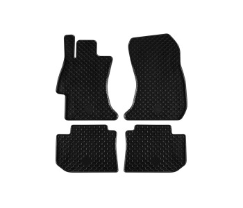Гумени стелки GUZU черни 4 броя за SUBARU WRX (GJ) седан от 2014