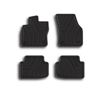 Гумени стелки SPARTLine от висококачествен OEM материал (4 броя) черни за SEAT ATECA (KH7) от 2016