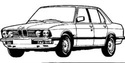 Гумени стелки за BMW 5 Ser (E28) от 1981 до 1987
