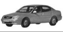 Гумени стелки за DAEWOO LEGANZA (KLAV) от 1997 до 2004