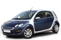 Гумени стелки за SMART FORFOUR (454) от 2004 до 2006