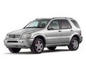 Стелки за багажник за MERCEDES ML (W163) от 1998 до 2005