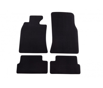 Немски стелки PETEX - мокет комплект предни и задни (4 броя) - Черни за MINI COOPER (R56) от 2005 до 2013