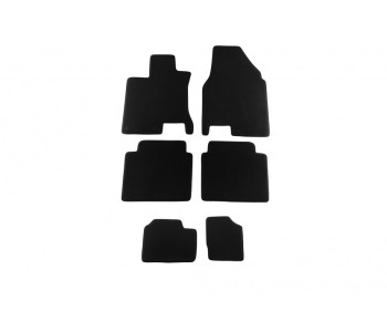 Немски стелки PETEX - мокет комплект предни и задни (6 броя) за NISSAN QASHQAI (J10, JJ10) от 2007 до 2013
