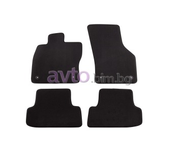 Мокетни стелки комплект (4 броя) черни за AUDI A3 (8V1, 8VK) от 2012