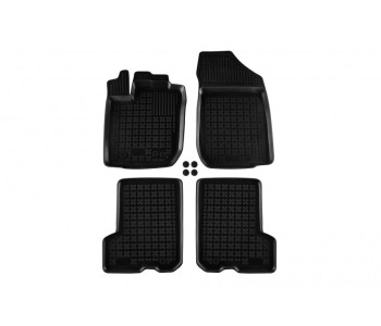 Гумени стелки комплект предни и задни (4 броя) - черни за DACIA SANDERO II от 2012