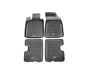 Гумени стелки комплект предни и задни (4 броя) - черни за DACIA LOGAN II седан от 2012 до 2020
