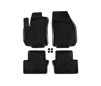 Гумени стелки комплект предни и задни (4 броя) - черни за OPEL ZAFIRA B (A05) Van от 2005 до 2015
