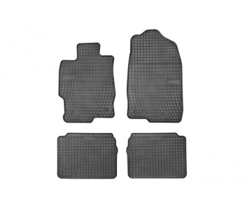Гумени стелки комплект предни и задни (4 броя) - черни за MAZDA 6 (GH) седан от 2007 до 2013