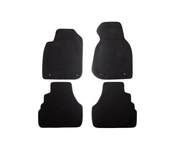 Мокетни стелки PETEX черни Style - комплект предни и задни (4 броя) за AUDI A6 (4B2, C5) от 1997 до 2005