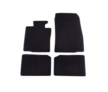 Мокетни стелки PETEX черни Style - комплект предни и задни (4 броя) за MINI COUNTRYMAN (R60) от 2010 до 2016