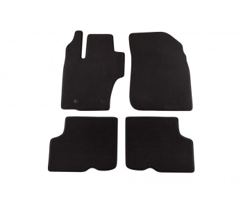 Мокетни стелки PETEX черни Style - комплект предни и задни (4 броя) 2014- за DACIA DUSTER (HS_) от 2010 до 2018