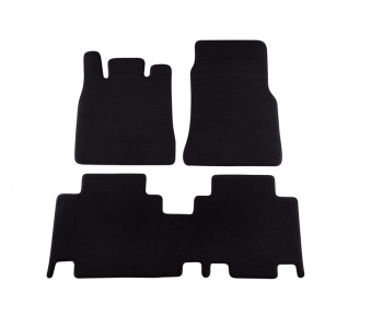 Мокетни стелки PETEX черни Style - комплект предни и задни (4 броя) за MERCEDES VANEO (W414) от 2002 от 2005