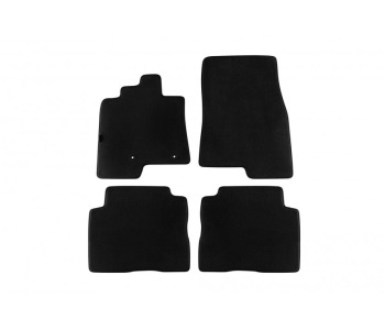 Мокетни стелки PETEX черни Style - комплект предни и задни (4 броя) за MITSUBISHI PAJERO IV (V8_W, V9_W) от 2006